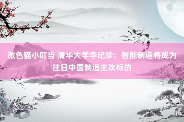   激色猫小叮当 清华大学李纪珍：智能制造将成为往日中国制造主攻标的