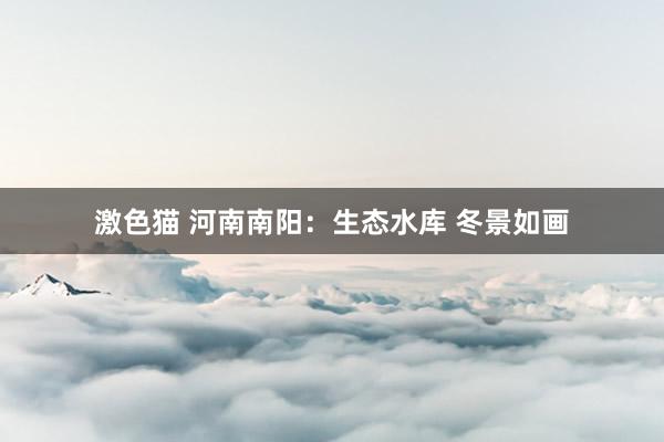   激色猫 河南南阳：生态水库 冬景如画