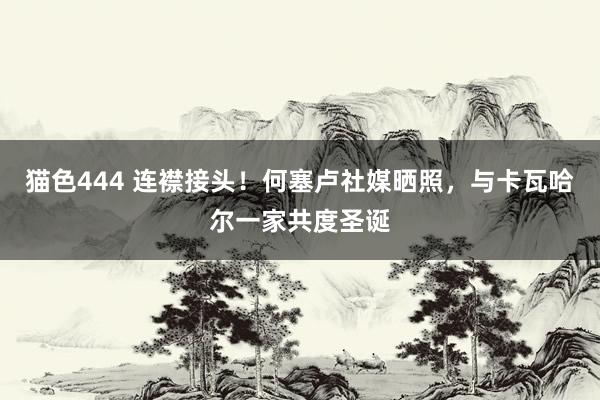   猫色444 连襟接头！何塞卢社媒晒照，与卡瓦哈尔一家共度圣诞