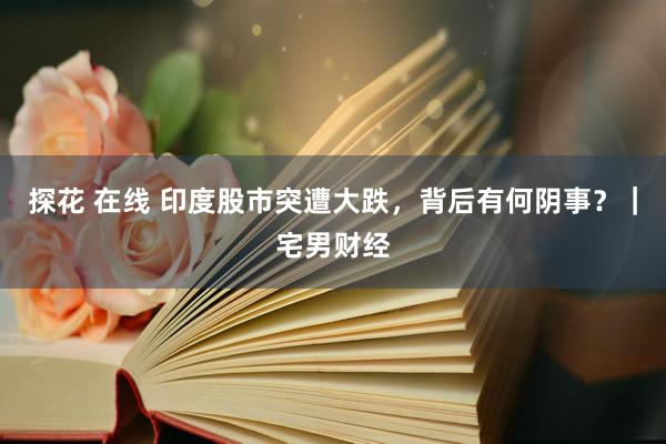   探花 在线 印度股市突遭大跌，背后有何阴事？｜宅男财经